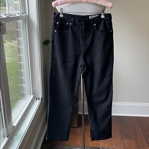 Women's Black Straight Jeans - Classic Everyday Fit
